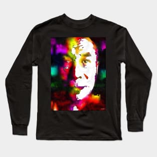 Dalai Lama Grunge Long Sleeve T-Shirt